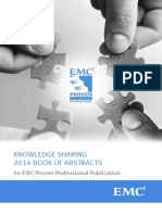 Knowledge Sharing 2014 Book of Abstracts: An EMC Proven Professional Publication