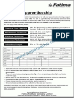 Engineering Apprenticeship Jobs in Fatima Fertilizers Limited 1 334874