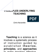 Principles Underlying Teaching