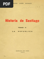 LEÓN Echaíz, René Historia de Santiago T 2 | PDF | Santiago