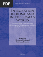 Download De Kleijn Gerda and Benoist Stphane Eds  Integration in Rome and in the Roman World Proceedings of the Tenth Workshop of the Intenational Network Impact of Empire Lille June 23-25 2011 by Amanda Jensen SN235627732 doc pdf