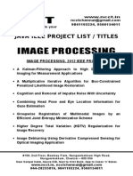 Java - Image Processing Project Titles - List 2012-13, 2011, 2010, 2009, 2008