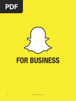 Snapchat business deck