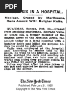 New York Times on Weed, Vintage