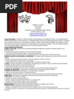 Childrens Theatre Syllabus Fall 2014