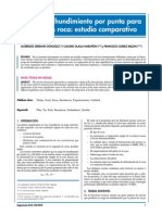 Cargas de hundimiento por punta para pilotes en roca: estudio comparativo de teorías