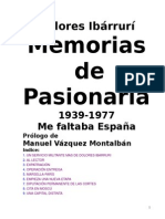 Ibárruri, Dolores - Memorias de Pasionaria 1939 1977 Me Faltaba España