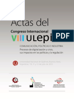 Unq Ulepicc Actasviii Congreso 2013