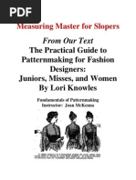 Measuring Master For Slopers Document1