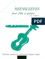 Greensleeves - (guitare + flute)