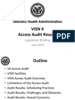 VISN 4 Access Audit Results