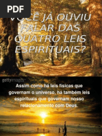 4 Leis Espirituais Ppt