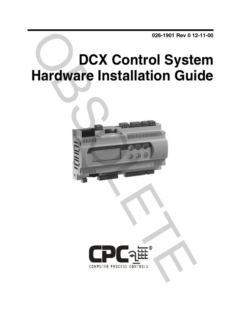 DCX Control System Installation Guide | PDF | Switch | Personal Computers