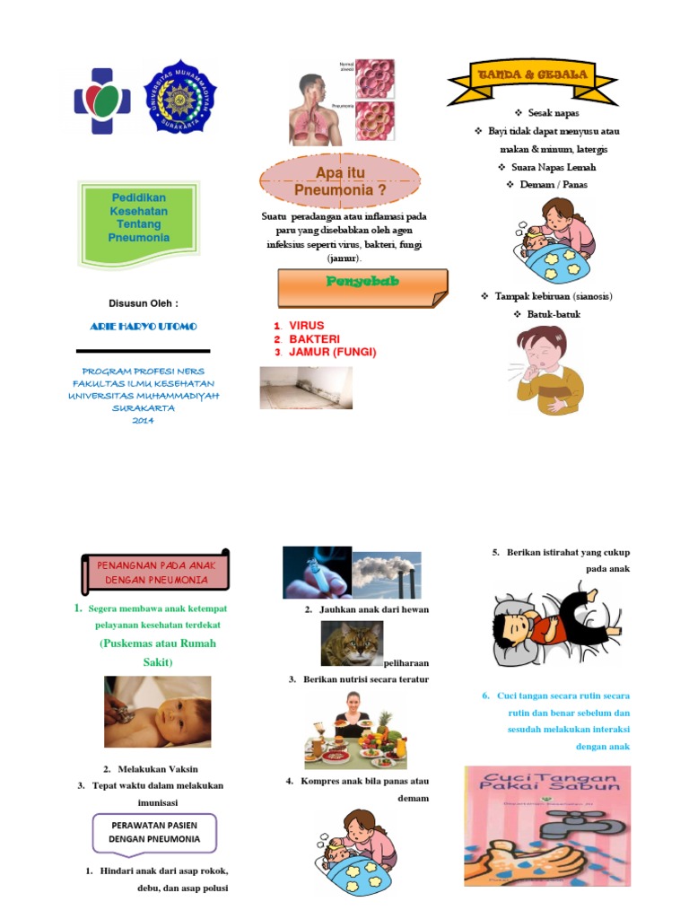 Leaflet Pneumonia | PDF | Kesehatan Holistik