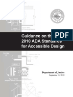 Guidance 2010 ADA Standards
