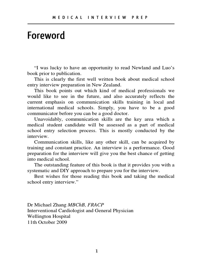 Medical Interview PDF Health Care Physician