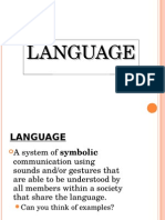 Language and Communication