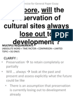 Cultural Sites vs Development