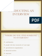 Conducting Interview Lesson6