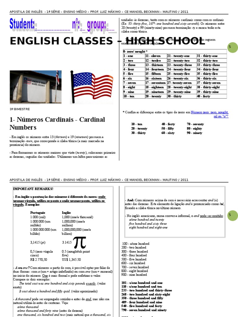 Apostila De Ingles 7 Serie 8 Ano Volume 2