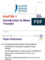 Chapter 1 Introduction & Fick's Law