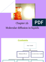 Chapter 2b Molecular Diffusion in Liquid