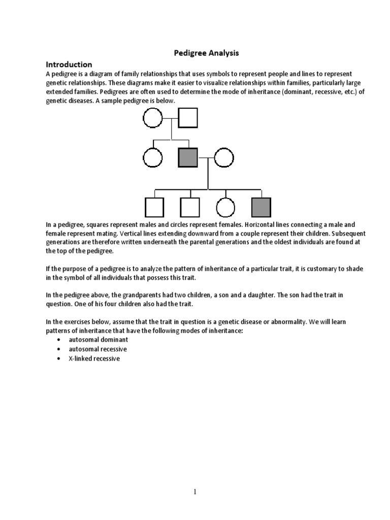 Pedigree analysis wikipedia image