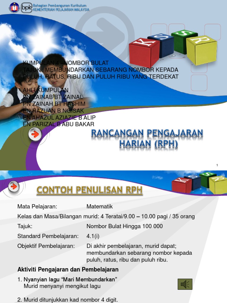 RPH Bundar Tahun 4 | PDF