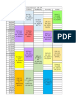 COE 2A Schedule