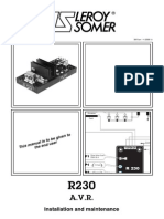 Leroy Somer r230 Automatic Voltage Regulator