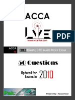 Www Acca Live Com Free CBE ACCA F3 Financial Accounting Mock Exam