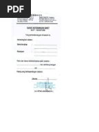 Surat Perjanjian Hutang Piutang