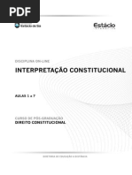 Material Aula de Interpretação Constitucional