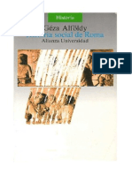 Alföldy, Géza - Historia Social de Roma [3ª Ed., 1984]