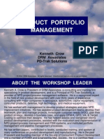 Product Portfolio Management: Kenneth Crow DRM Associates PD-Trak Solutions
