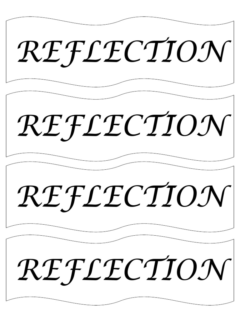Reflection Reflection Reflection Reflection | PDF