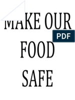Make Our Food Safe