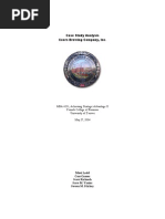 Download Case Study Analysis Coors Brewing Company by ipsa25 SN23568572 doc pdf