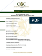 Estructura Administrativa Contraloría