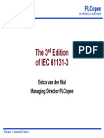 The 3 Edition of Iec 61131-3: Plcopen