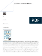 Book Review - Science As A Contact Sport:...