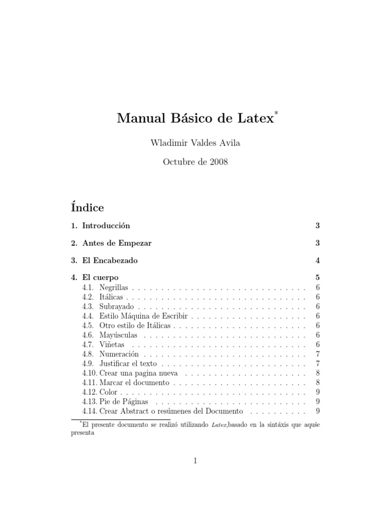 Manual Latex Simple | PDF | Formatos de archivo de computadora ...
