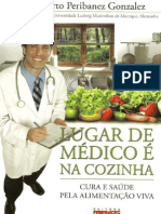 Livro - Lugar de Médico É Na Cozinha - Dr. Alberto Peribanez Gonzalez