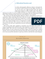 Surface Physiography: Altitudinal Zonation and Rainshadows