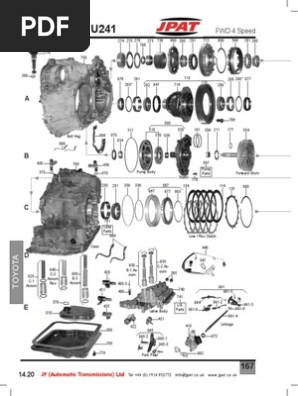 Toyota 3a U140 U240 U241 Pdf Clutch Automatic Transmission