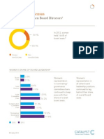 2013 Catalyst Census Fortune 500 Women Board Director