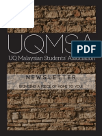 UQMSA Newsletter 2014 Sem 1