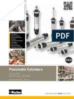 Pneumatic Linear ISO Cylinder - P1A Series - Catalogue PDE2564TCUK
