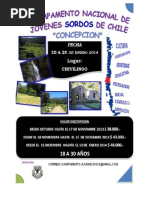 Campamento Nacional de Jovenes Sordos Chile 2013 Concepcion
