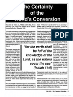 1991 Issue 4 - The Certainty of The World's Conversion - Counsel of Chalcedon